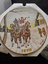 Don Mingolla Christmas Plate 1976 NOB Made by Gorham - £8.13 GBP
