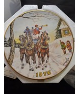 Don Mingolla Christmas Plate 1976 NOB Made by Gorham - £8.12 GBP