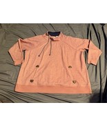 Maurices Women’s Coral Quilted Pullover Sweater Size 4 Funnel Neck - €16,32 EUR