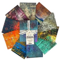 Fat Quarters - Tim Holtz Eclectic Elements Abandoned 2 Cotton Precuts M209.26 - £34.90 GBP