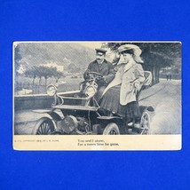 &quot;You and I alone...&quot; Anglo Life Series Postcard Vintage Automobile Couple - £5.89 GBP