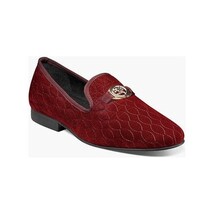 Stacy Adams Valet Slip On Bit Loafer Men's Shoes Burgundy 25166-601 image 11