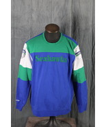 Seattle Seahawks Sweater - Classic Colorblock by Mitchell and Ness - Men... - $75.00