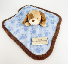 Koala Baby Puppy Dog Lovey Security Blanket Blue Brown Paw Prints Toys R Us 2013 - £38.63 GBP