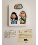 Hallmark Snoopy Peanuts Gallery The Holy Family Figurines w/Original Box... - $27.99