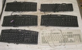 Lot Of 6 Computer Keyboards - Dell Gateway - $0.99