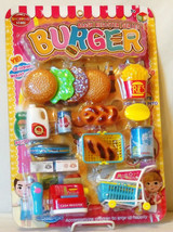 Toy For BOY/GIRL: Burger Store W/CASH Register &amp; Shop Cart 3+ New!! - £6.99 GBP