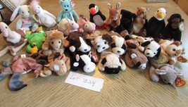 LOT OF 24  HARD TO FIND TY BEANIE BABIES  - EXC - LOT B24 - £21.22 GBP