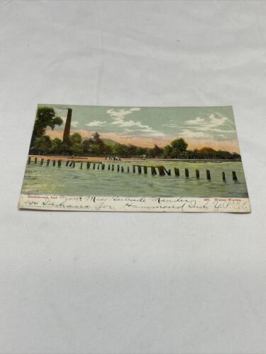 Vintage 1906 Empire Bank Clarksburg WV Postcard Travel Souvenir KG JD - $9.89