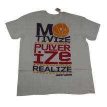 Nike MOTIVIZE PULVERIZE REALIZE White Men Basketball T Shirt 387657 100 ... - £17.65 GBP