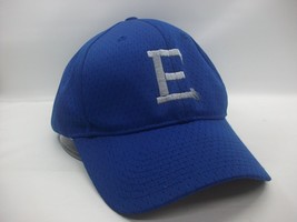 Letter E Hat Blue Porthole Mesh Hook Loop Baseball Cap - £15.71 GBP