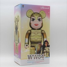Medicom Toy Be@Rbrick WW84 Wonder Woman Dc Golden Armor Version 400% Be@Rbrick - £115.86 GBP