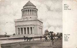 New York City Ny~Bicycles At Grants TOMB-HOME Of Gillies COFFEES-1908 Postcard - £8.56 GBP