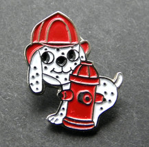 FIREFIGHTER DOG DALMATIAN FIREHOUSE CUTE FIRE HYDRANT PIN 3/4 INCH - £4.43 GBP