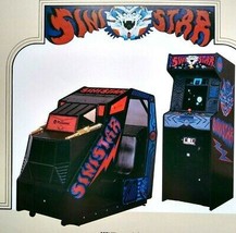 Sinistar Arcade Flyer Original 1983 Video Game Foldout Brochure Vintage Retro  - $62.23