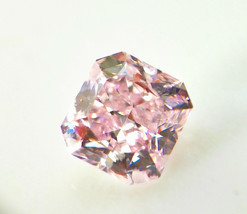 0.62ct Pink Diamond - Natural Loose Fancy Purplish Pink Color GIA Radiant SI1 - £12,372.23 GBP