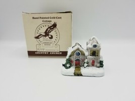 Vtg RSVP The American Rustic Series Country Christmas Cottages Country Church - £9.34 GBP