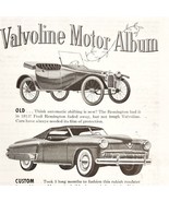 1950 Valvoline Motor Oil Vehicle Album Classics Advertisement Automobili... - €21,50 EUR