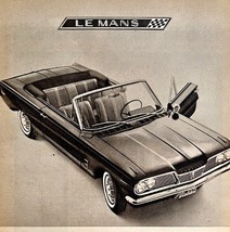 Pontiac Tempest LeMans Advertisement 1961 Automobilia Convertible DWS6C - $24.99