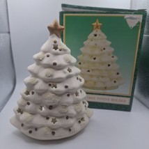 Holiday Collections Ceramic Christmas Tree Votive Holder #81342 7in Tall - £7.72 GBP