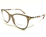 Burberry Eyeglasses Frames B2255-Q 3656 Nova Check Leather Clear Nude 51... - $130.68