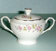 Vintage Cmielow Poland Bella Rose China Sugar Bowl &amp; Lid - $29.60