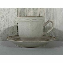 Hearthside Stoneware Baroque Coffee Cup And Saucer Vintage Japan Speckled Brown - £3.48 GBP
