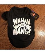 Dog Apparel Black  Size Medium Wanna Hang  New With Tags For Halloween - $11.37 CAD