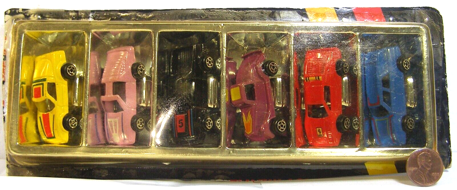 Tootsietoy Fast Pack Die Cast Cars 1989  6ct China   IHT - $7.95