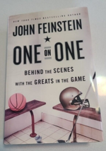 One on One Behind the Scenes w the Greats in the Game John Feinstein 1st... - $242.13 MXN