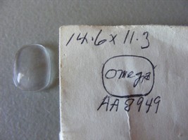 Vintage Omega Crystal AA8949  14.6 x 11.3 NOS - $551.17 MXN