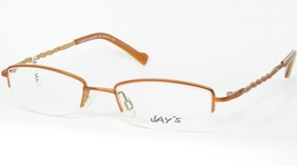 JAY&#39;S by TRENDS &amp; MORE 6379 KB ORANGE-COPPER EYEGLASSES GLASSES 48-18-13... - $57.75