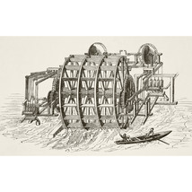 The Water-Works of London Bridge First Erected In 1582 From The National... - $38.89