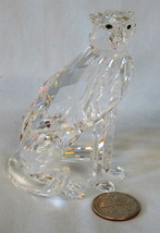 Swarovski Crystal Figurine Asian Cheetah in Original Box - £79.32 GBP