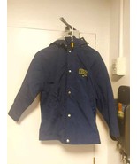 Vintage 90s NIKE Swoosh Sherpa Lined Coach Jacket w/hoodie Kids Size M 1... - $44.00