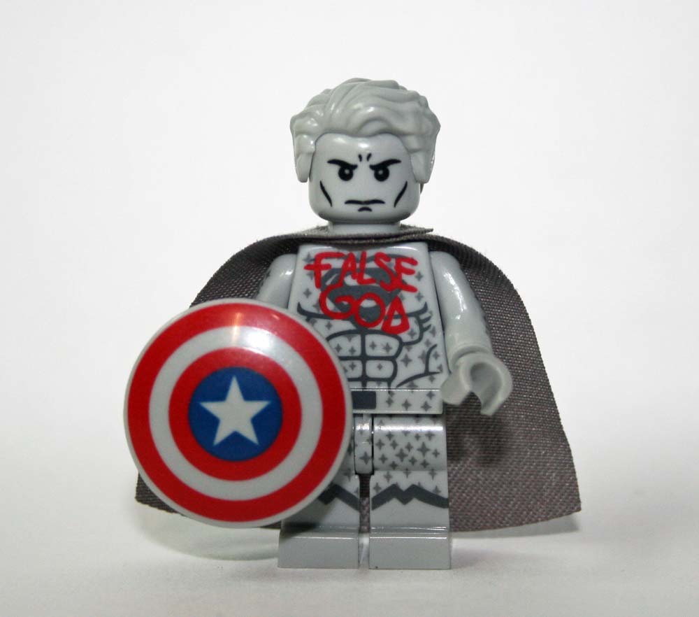 False God Superman Statue Minifigure - $6.50