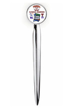 UVA Virginia Cavalier Champions Basketball Letter Opener Metal Silver wi... - £11.31 GBP