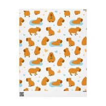 Cute Capybara Rodent Premium Eco-Friendly Decorative Gift Wrapping Paper - $14.85+