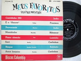 Favorite Instrumentals Rare Brazil 1950&#39;s Lp Vinyl Pressing VG+/VG - £34.12 GBP