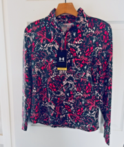 Under Armour Golf Zinger Wild Fields Women's Small Pullover 1/4 Zip BxMM - $15.29