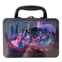 Batman Team Up Mini Tin Box Metal Snack Container Birthday Party NEW - £5.45 GBP