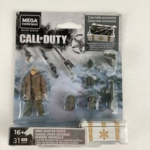 Mega Construx Black Series Call Of Duty WWII Winter Crate Building Mini ... - $19.75