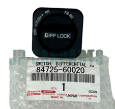 TOYOTA GENUINE CENTER DIFFERENTIAL LOCK SWITCH 84725-60020 LAND CRUISER ... - $63.83