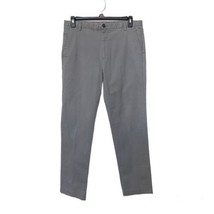 Calvin Klein Pants Men 36 X34 Gray Chino Khaki Slim Straight Slacks Casual Adult - £13.65 GBP