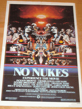 Vintage Move Poster No Nukes 1980 - £111.43 GBP