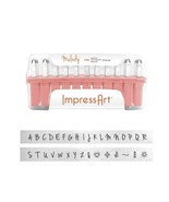 ImpressArt Melody Font Uppercase Metal Stamp Set DIY Jewelry 3mm Alphabe... - £37.76 GBP