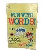 Fun with Words!  An activity book for Speak &amp; Spell Texas Instruments - $10.81 CAD
