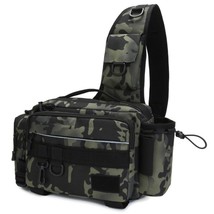 Multifunctional Fishing Tackle Bags Single Shoulder Crossbody Bag Waist Pack Fis - £83.40 GBP