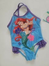 Disney Ariel Toddler Girls One Piece  Bathing Suit Size 18 MNWT - £9.29 GBP