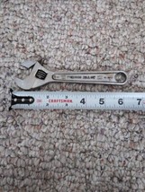 Vintage Craftsman USA 6 Inch Adjustable Wrench N Stamp Made In USA - £8.15 GBP
